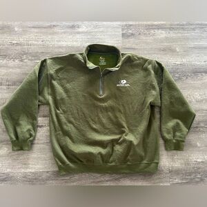 Men’s Mossy Oak Quarter Zip Pullover XL